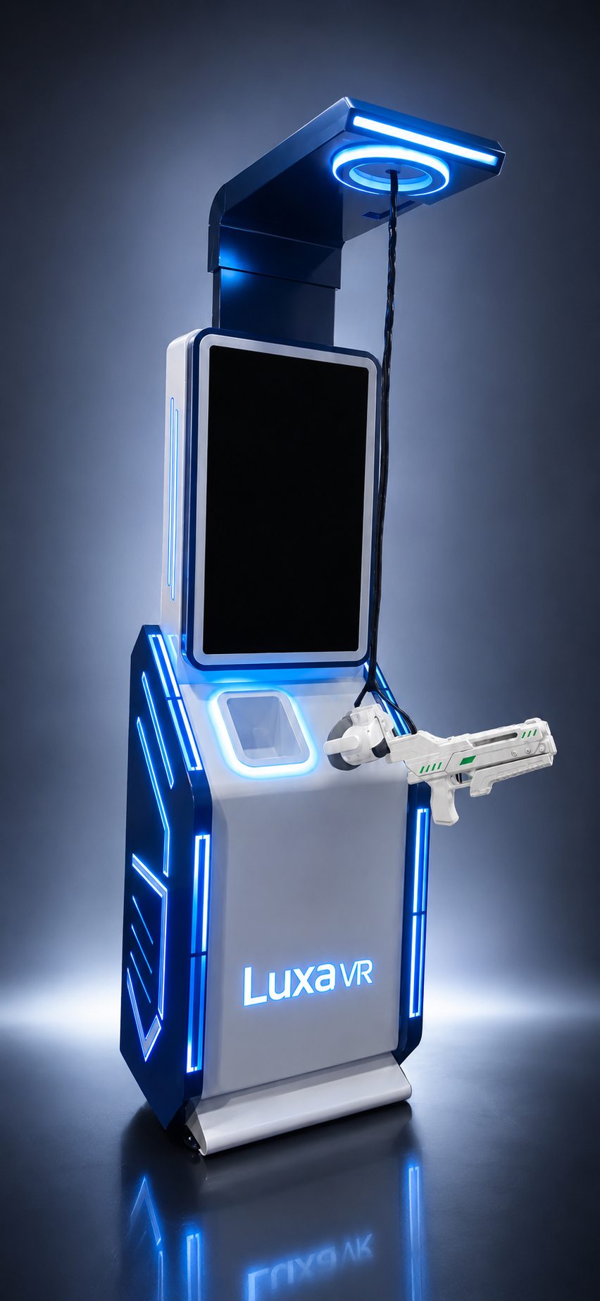 LuxaVR Erlebnisautomat mit festem Bildhintergrund