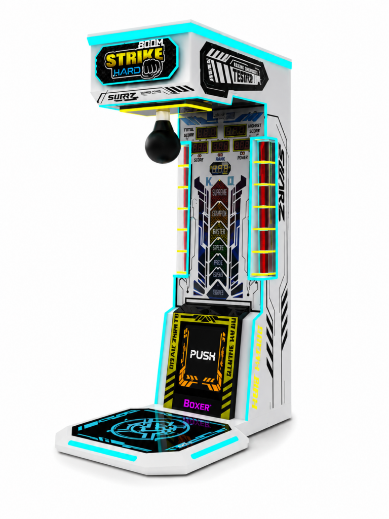 Premium Boxautomat Pro mit LED-Effekten und Highscore-System