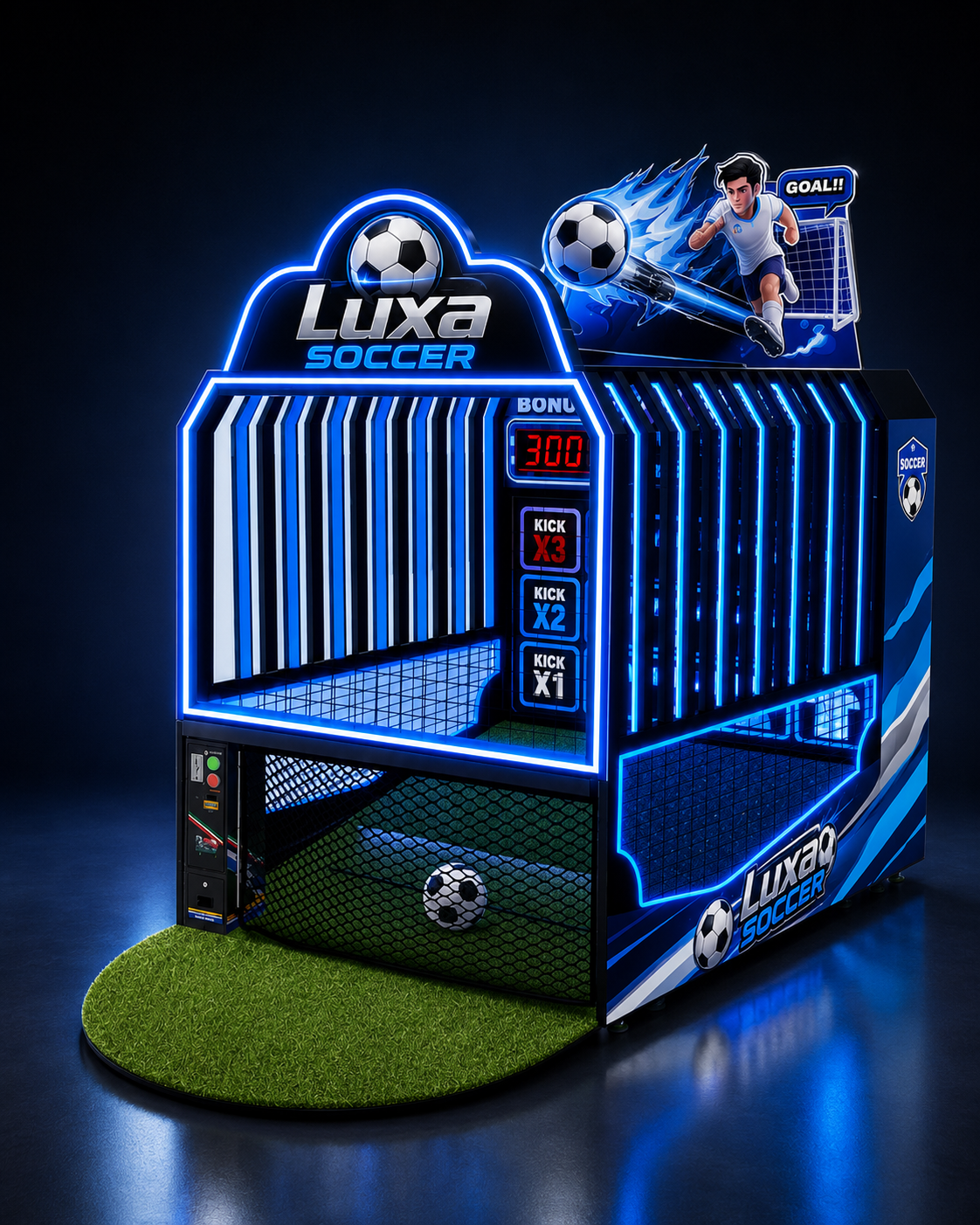 Individuell gebrandeter Luxa-Soccer-Fussballautomat
