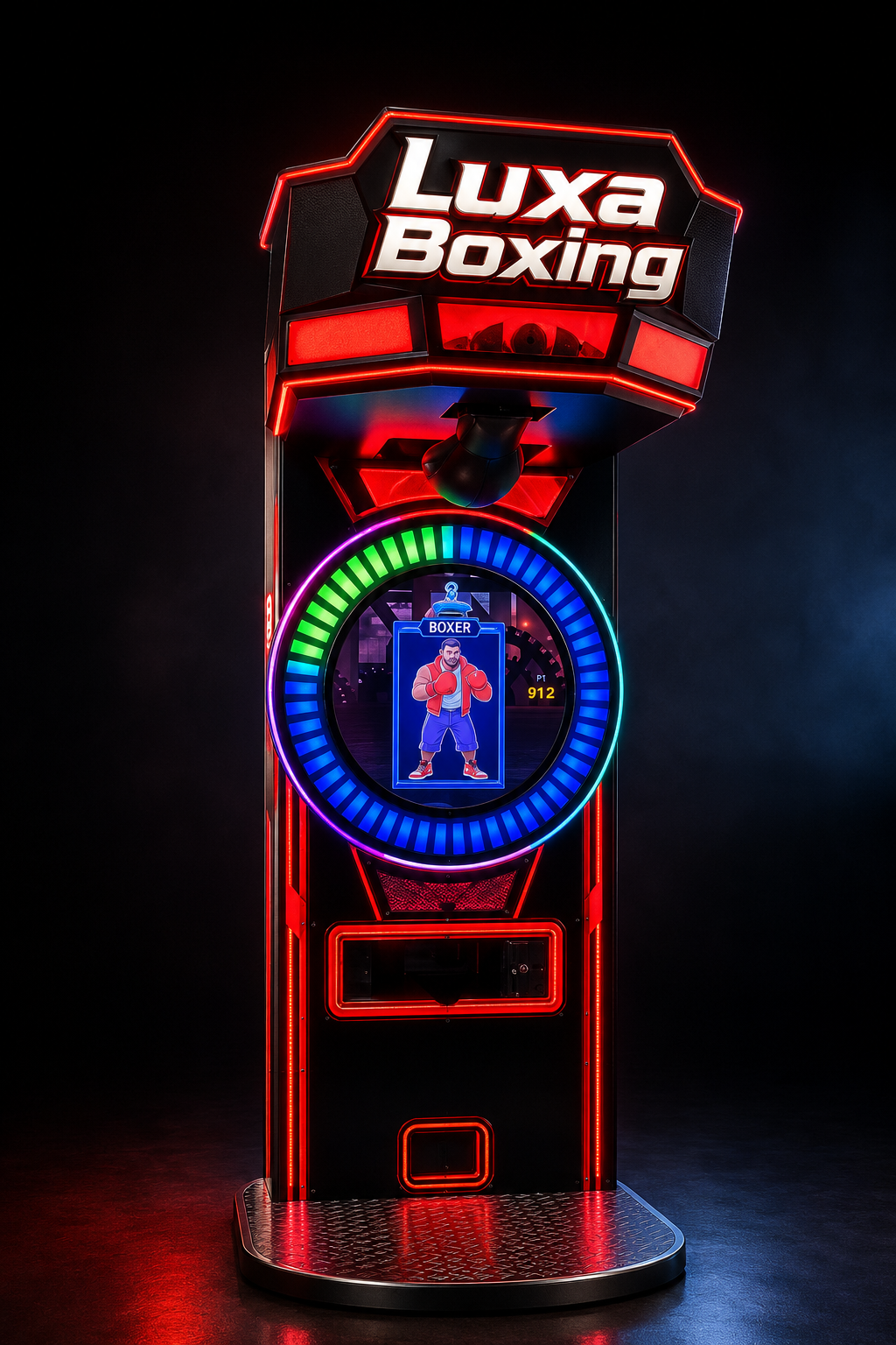 Luxa Boxing Boxautomat mit leuchtender Trefferanzeige